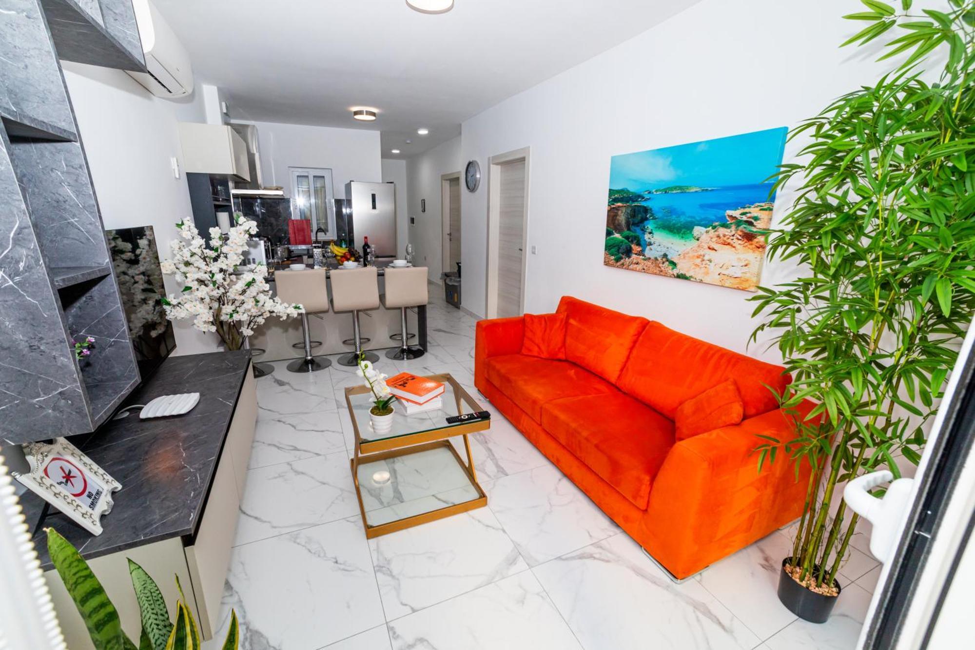Sea Breeze, Spacious 2-Bedroom Lux Seaside Apartments San Pawl il-Baħar Zewnętrze zdjęcie