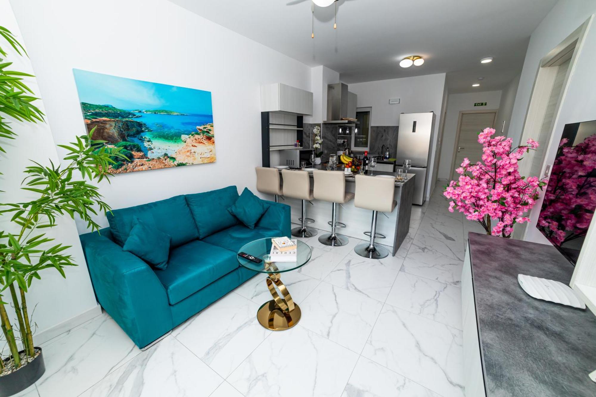 Sea Breeze, Spacious 2-Bedroom Lux Seaside Apartments San Pawl il-Baħar Zewnętrze zdjęcie