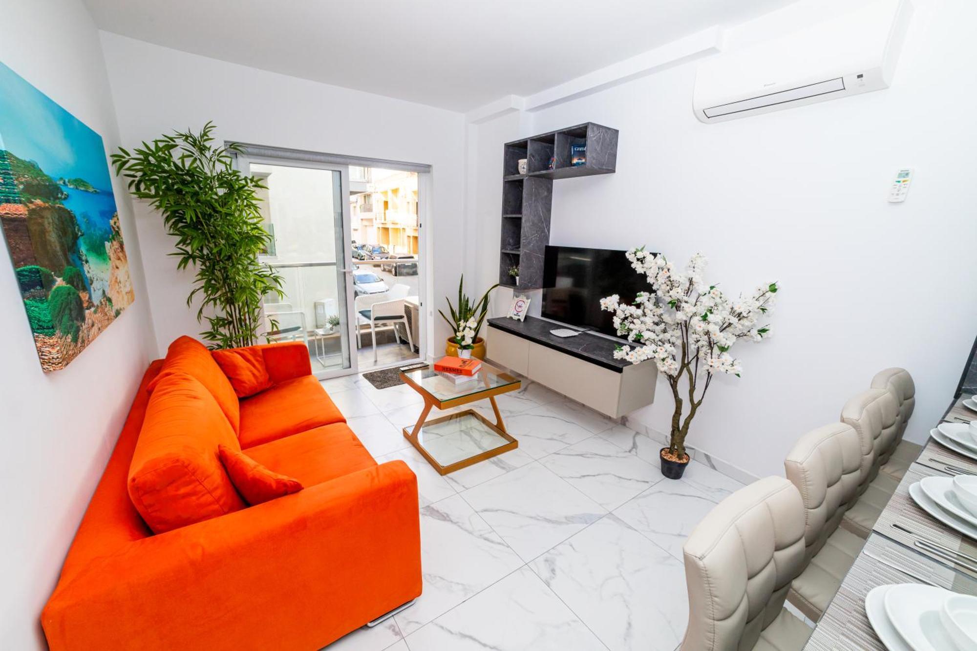 Sea Breeze, Spacious 2-Bedroom Lux Seaside Apartments San Pawl il-Baħar Zewnętrze zdjęcie