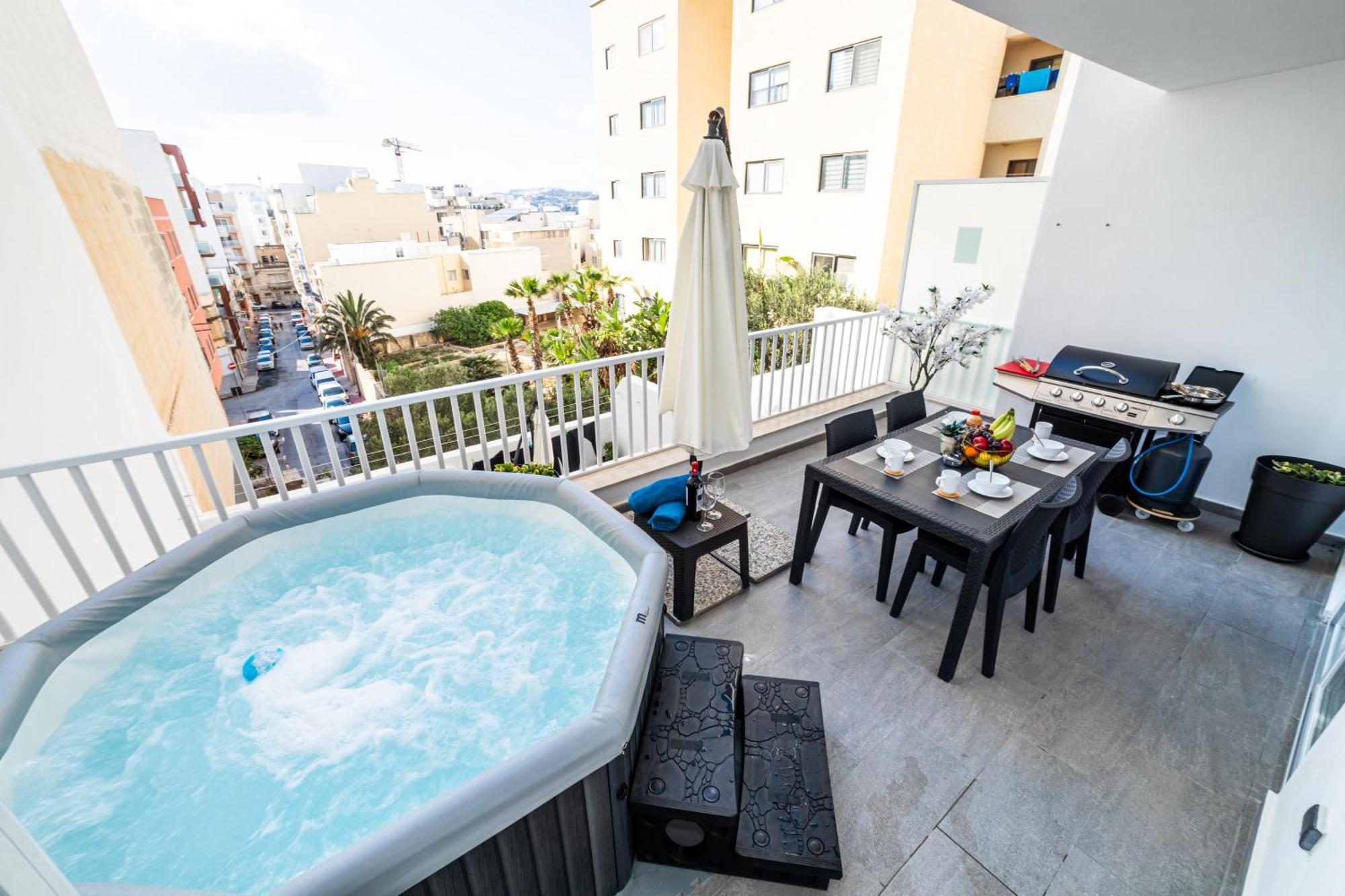 Sea Breeze, Spacious 2-Bedroom Lux Seaside Apartments San Pawl il-Baħar Zewnętrze zdjęcie